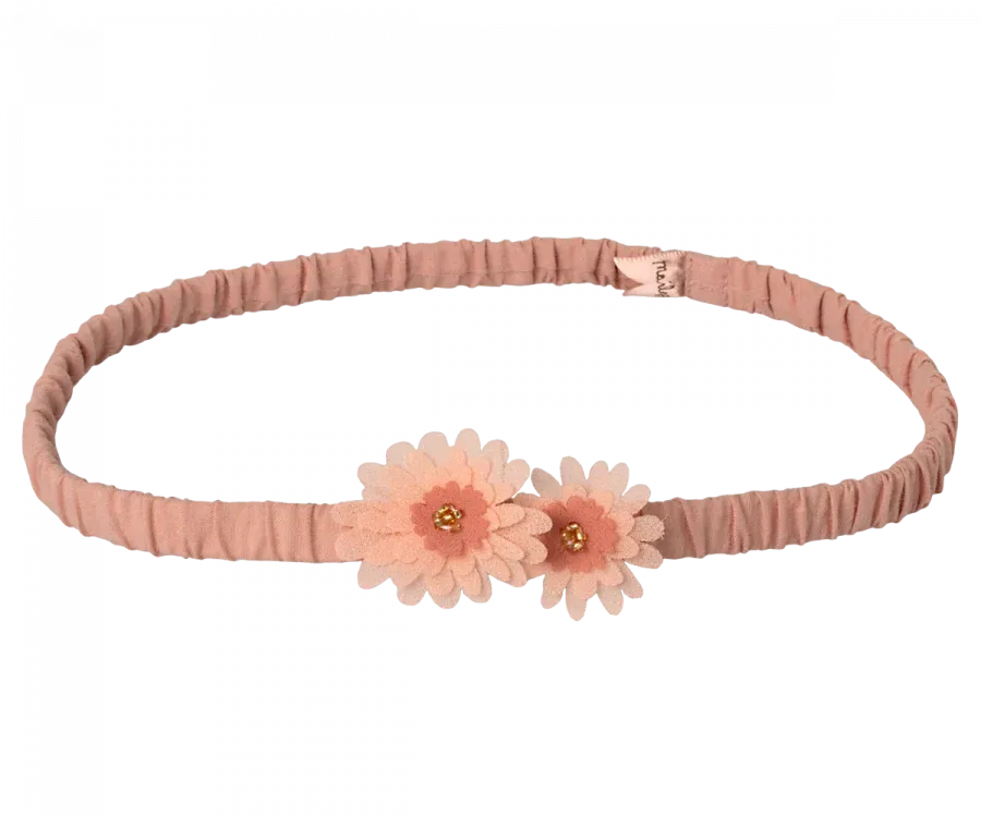 Headband, Flower - Melon, Small