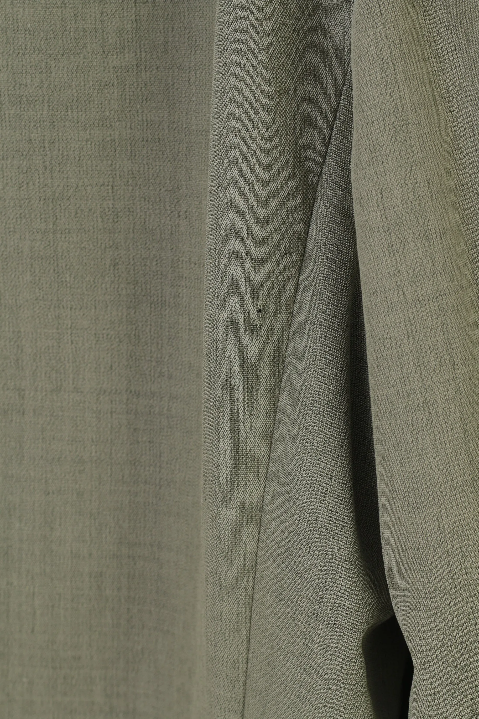 Hugo Boss Men 52 Blazer Green Wool Collar Elegant Shoulder Pads Jacket