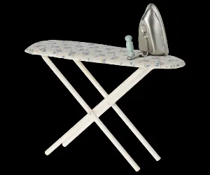 Iron and ironing board