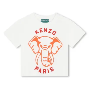 Ivory Elephant Logo T-Shirt