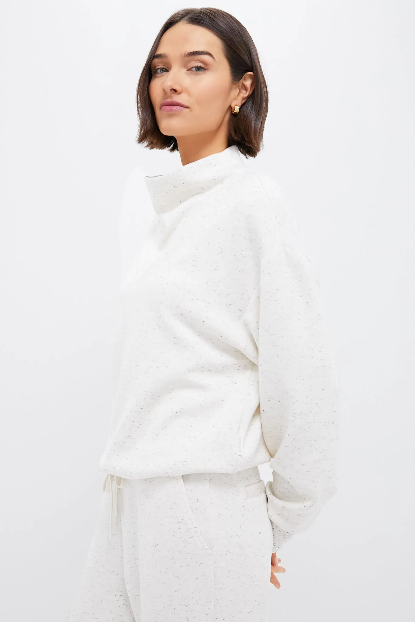 Ivory Marl Fleck Betsy Sweat
