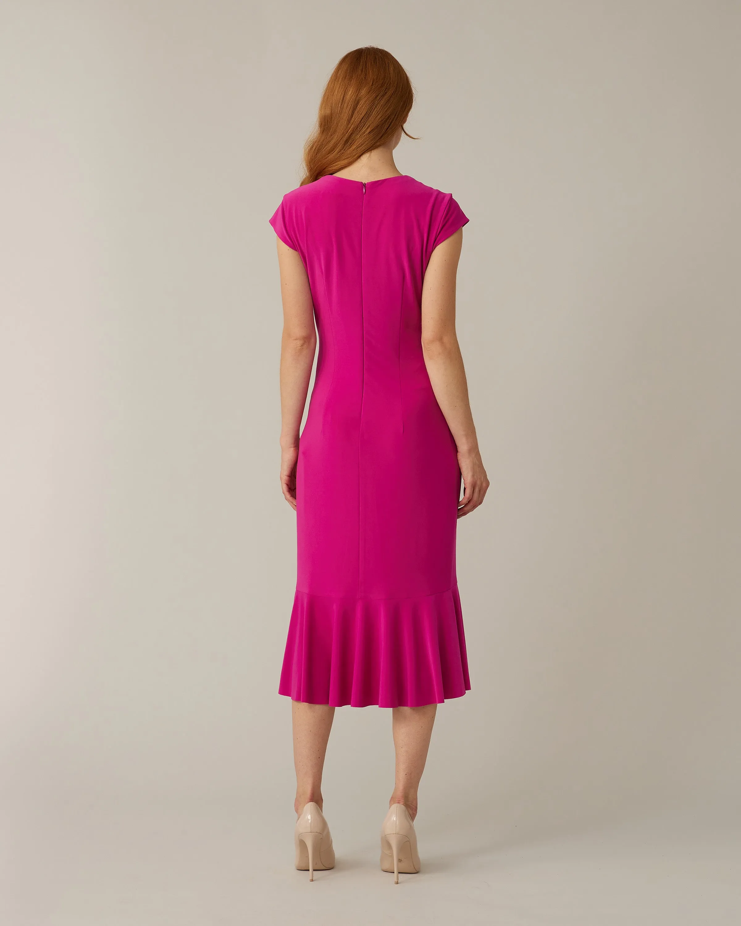 Joseph Ribkoff - Wrap Style Dress - Style 221364 - Orchid 50% off - 1 x size 12 left