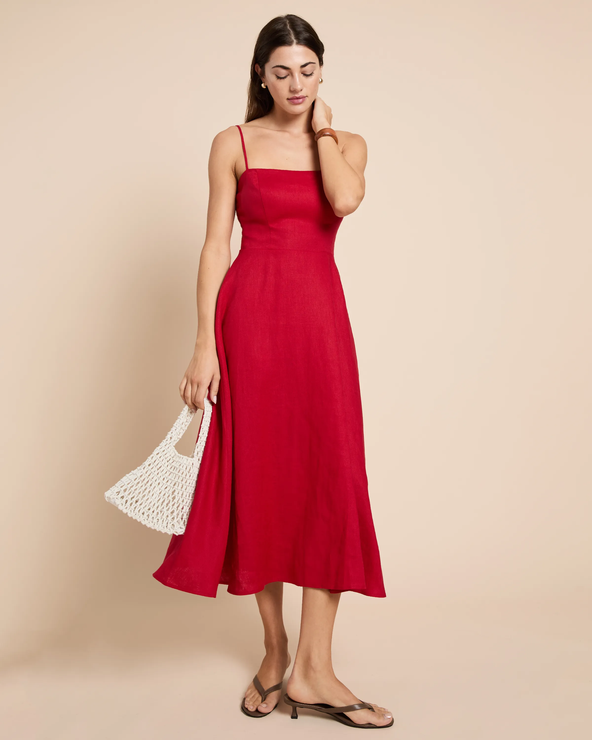 Khalani Linen Dress