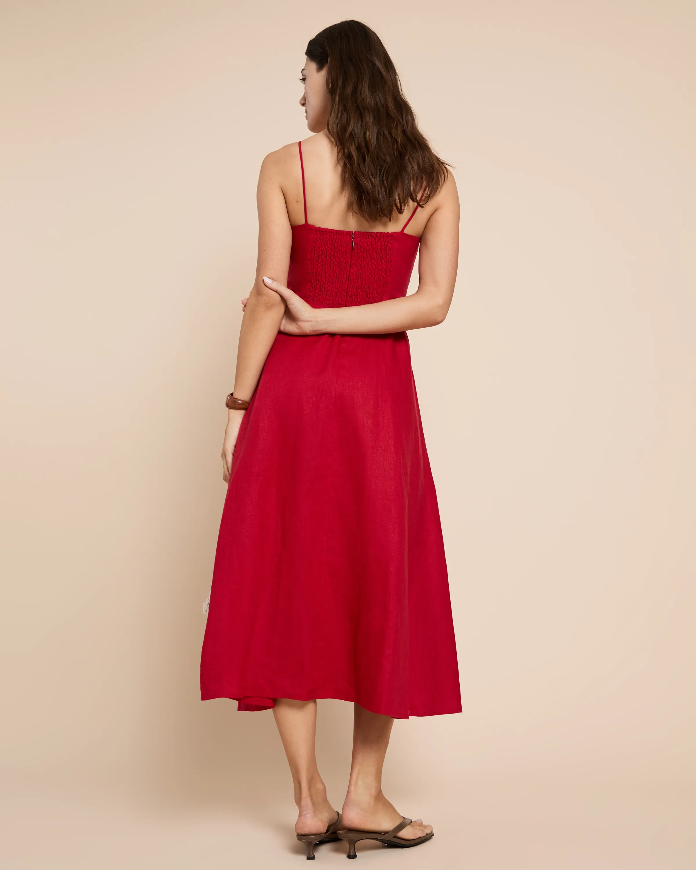 Khalani Linen Dress