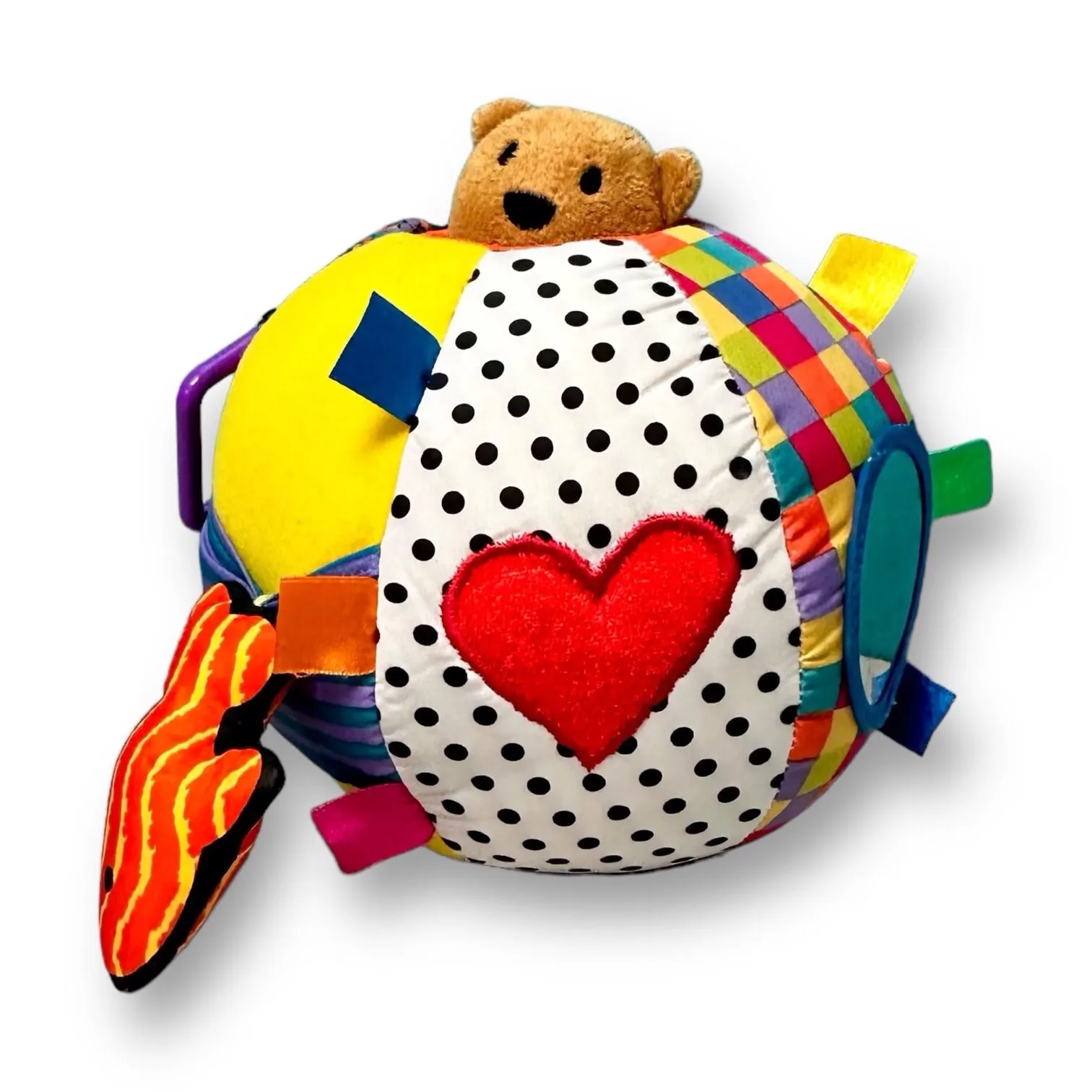Kids Preferred 8in Fabric Chime Ball Baby Toy