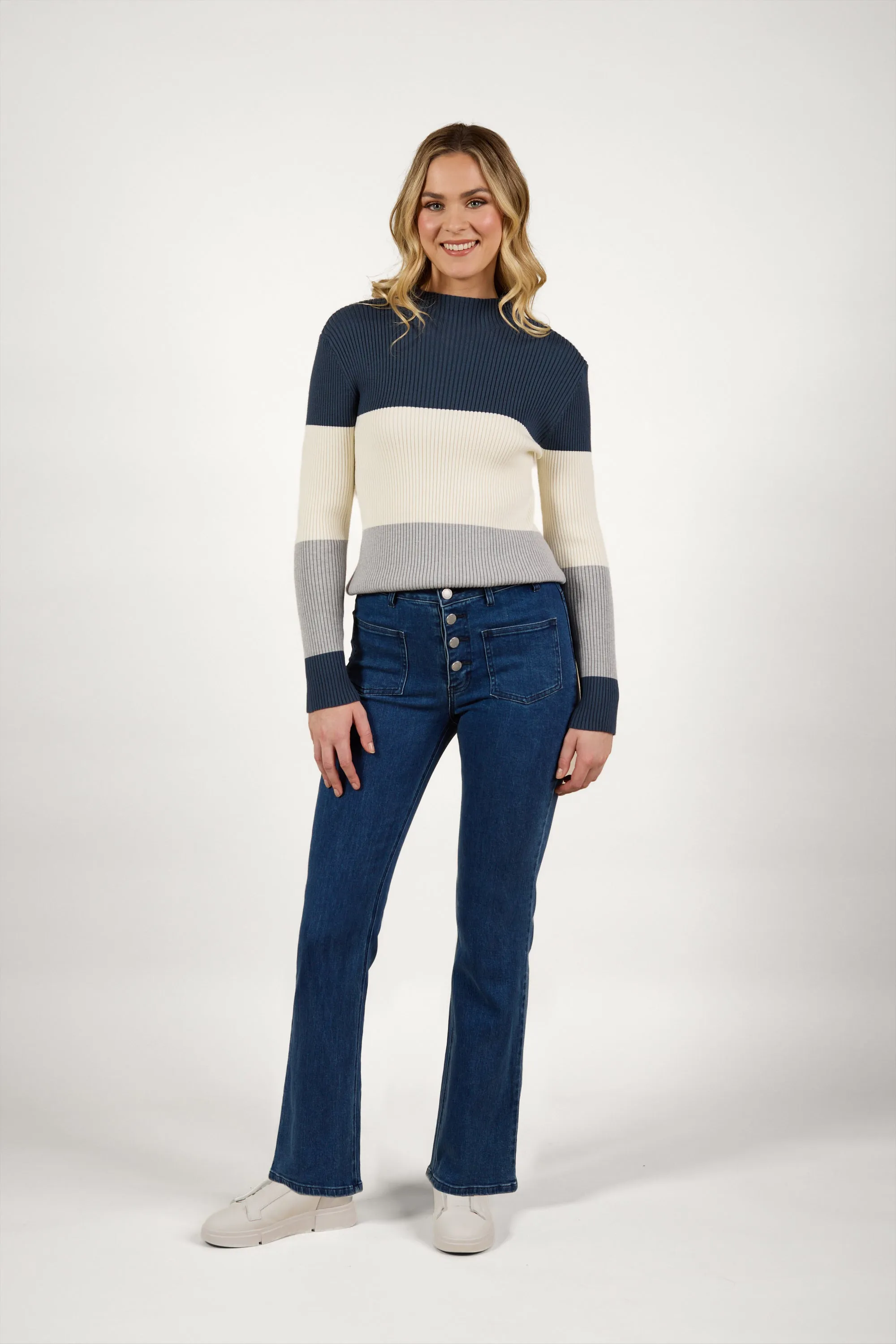Knewe - Potter Jean -K7086F - Blue Wash