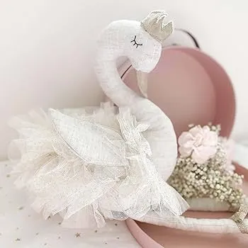 LAYLA THE BALLERINA PLUSH WHITE SWAN