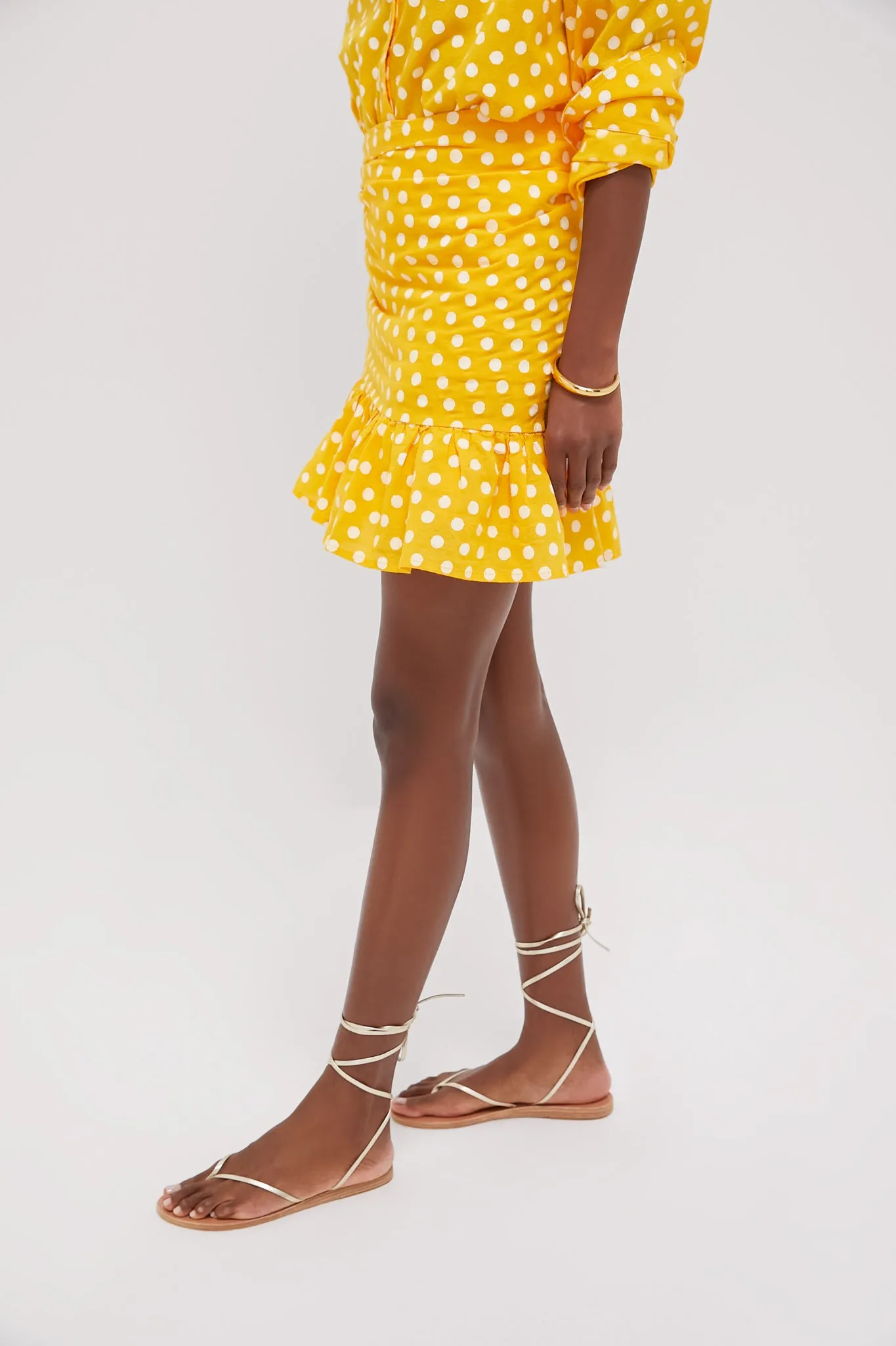Lemonade Short Ruffle Power Pareo
