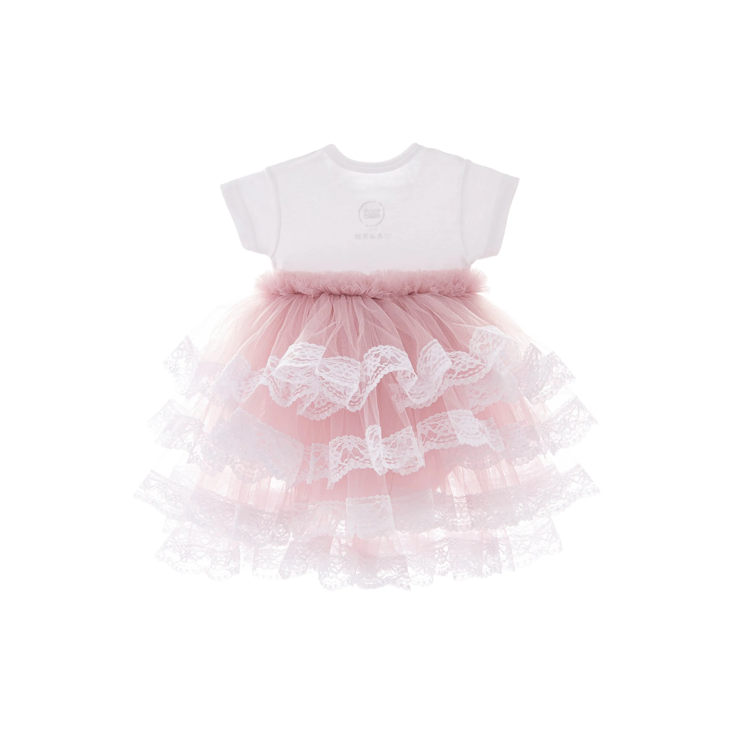 Lilac Bella Vina Ruffle Babysuit Dress