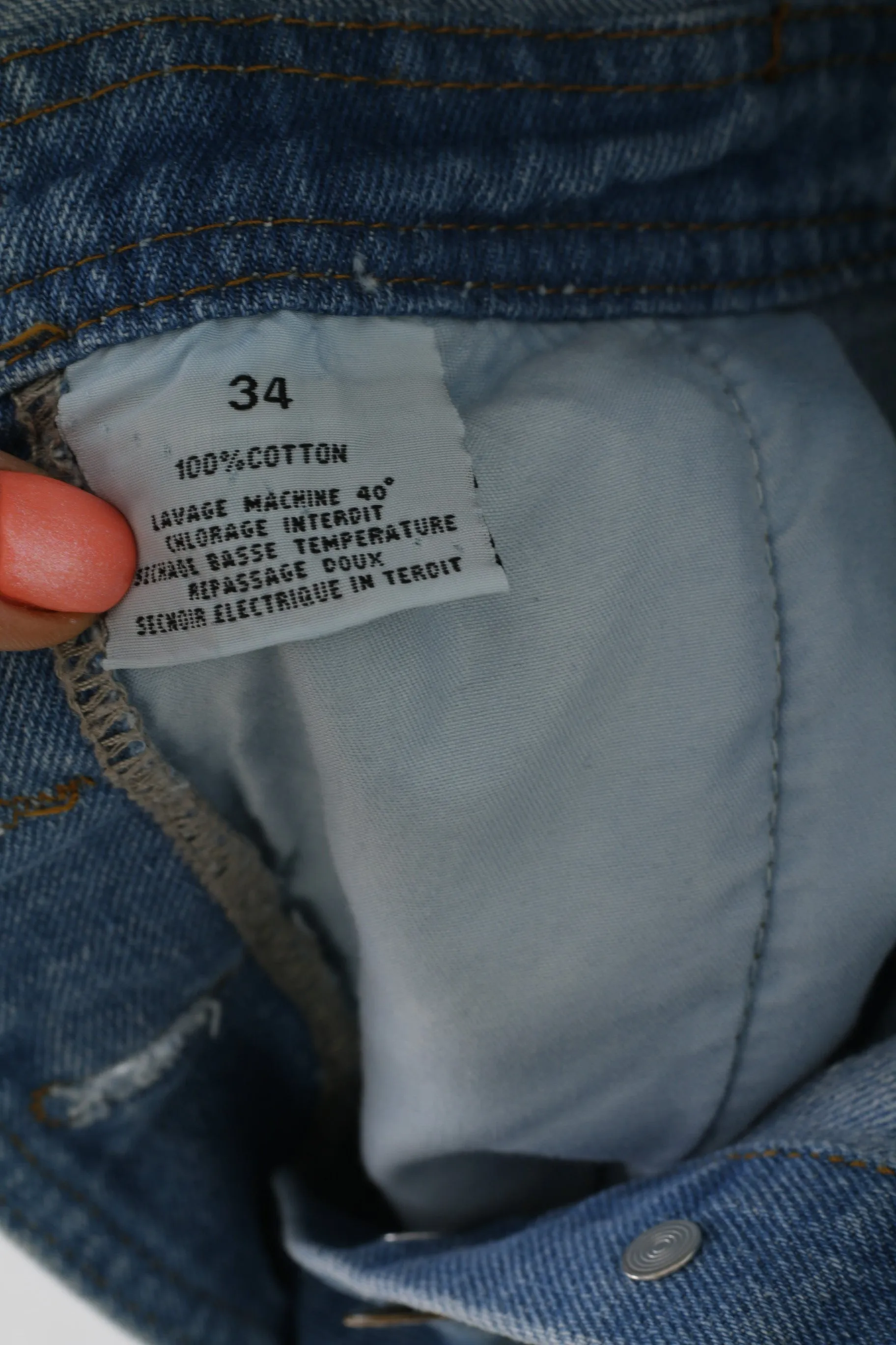 Liquor N Poker Men 34 Dungarees Blue Distressed Denim Overalls Unisex