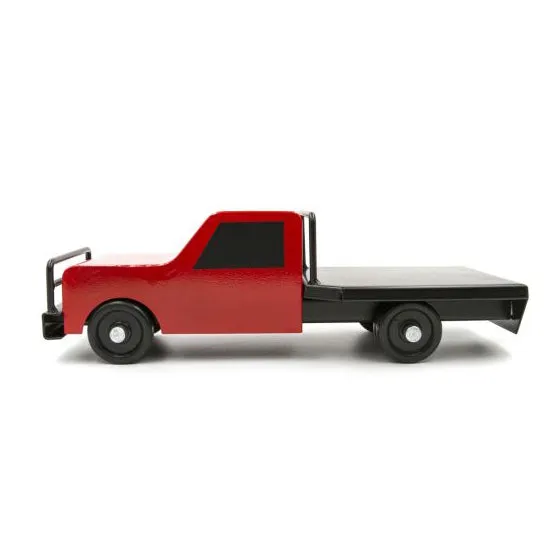 Little Buster Toys Red Flat Bed Farm Truck