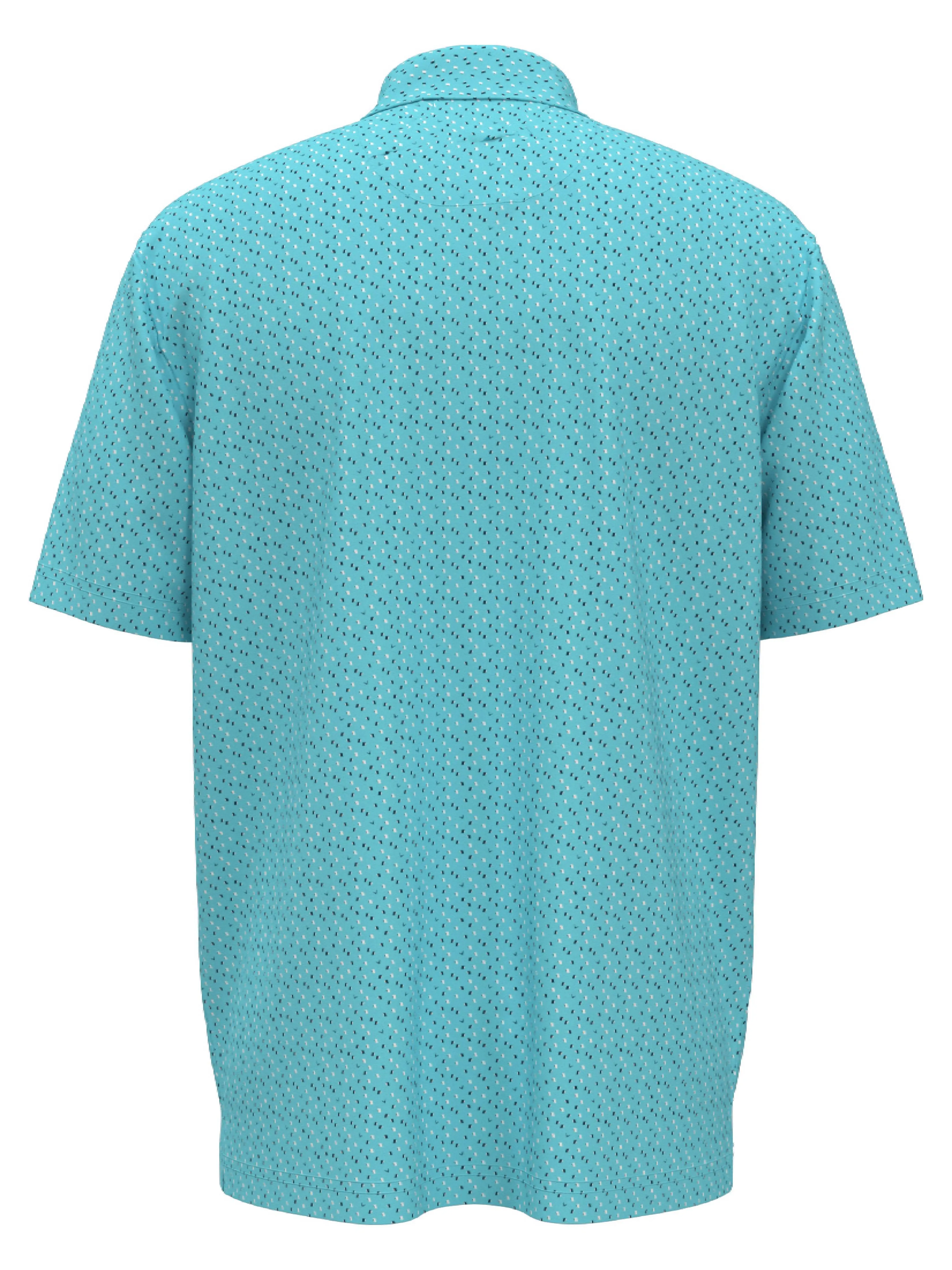 Mens All Over Score Card Print Polo Callaway Apparel