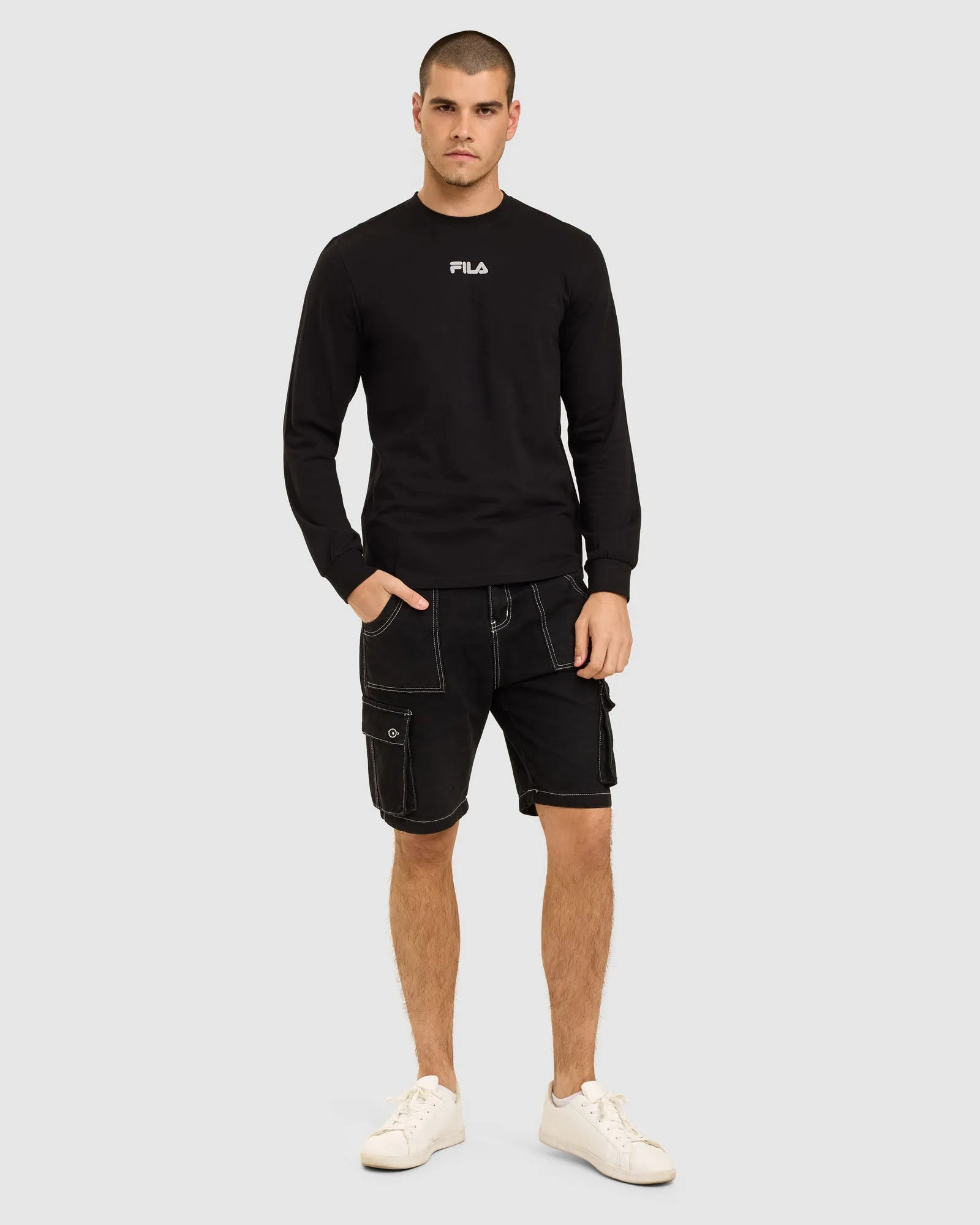 Men's Mandala LS Tee -FILA