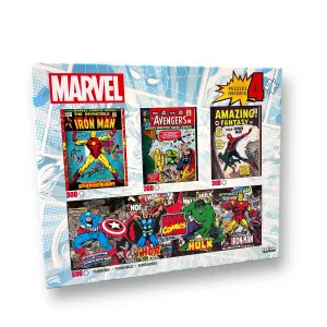 NEW! 4 x 1 Multipack - Marvel Comics 300 & 500 Piece Jigsaw Puzzles