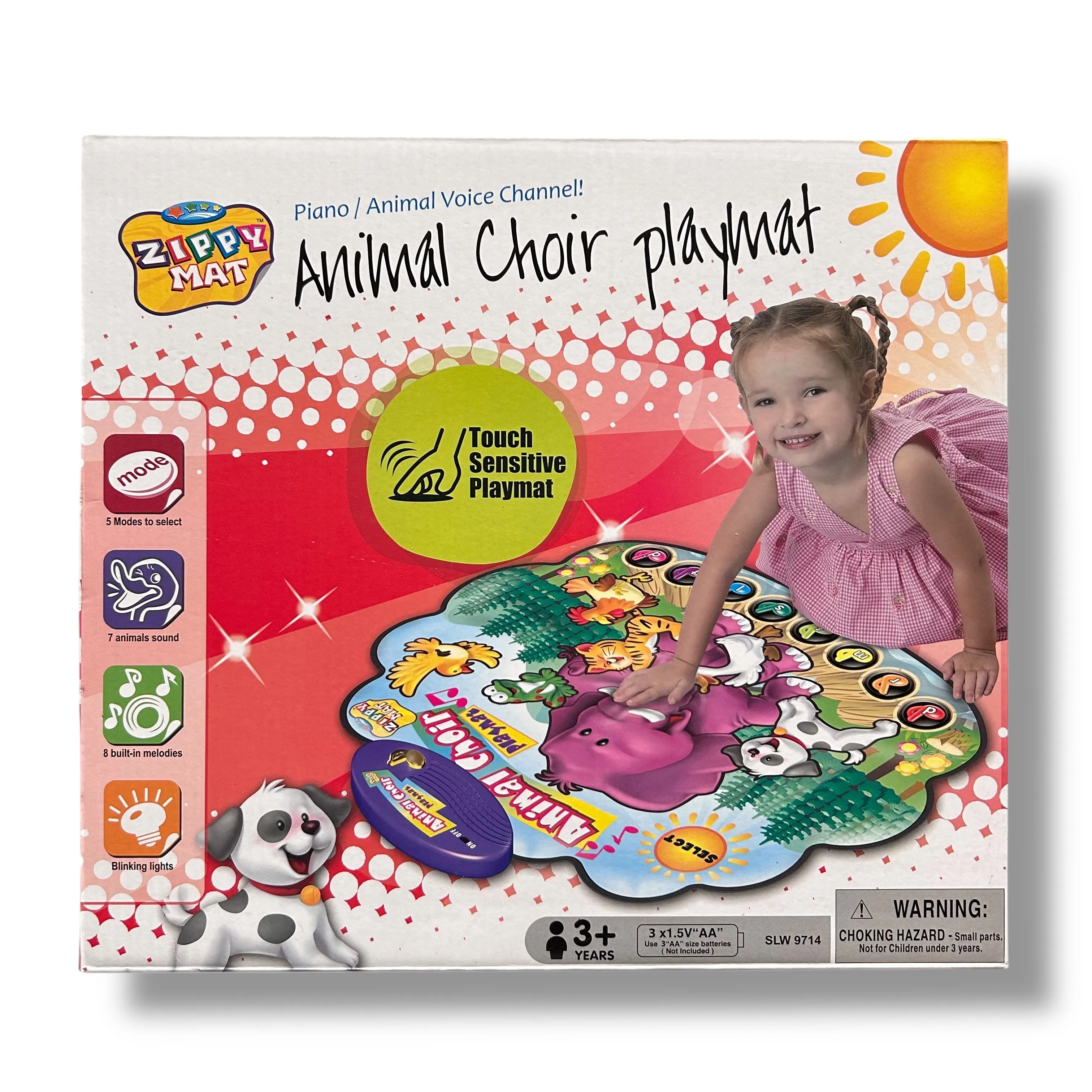 NEW! Animal Choir Interactive Musical Playmat with Multiple Playing Modes