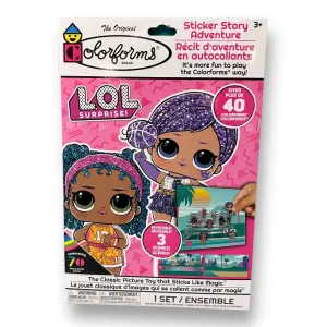 NEW! Colorforms LOL Surprise Sticker Story Adventure Playset