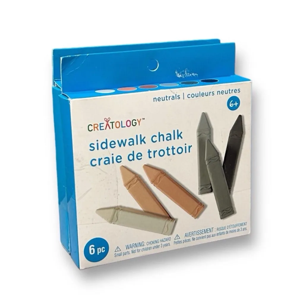 NEW! Creatology Pack of 2 (12-Pieces) Sidewalk Chalk