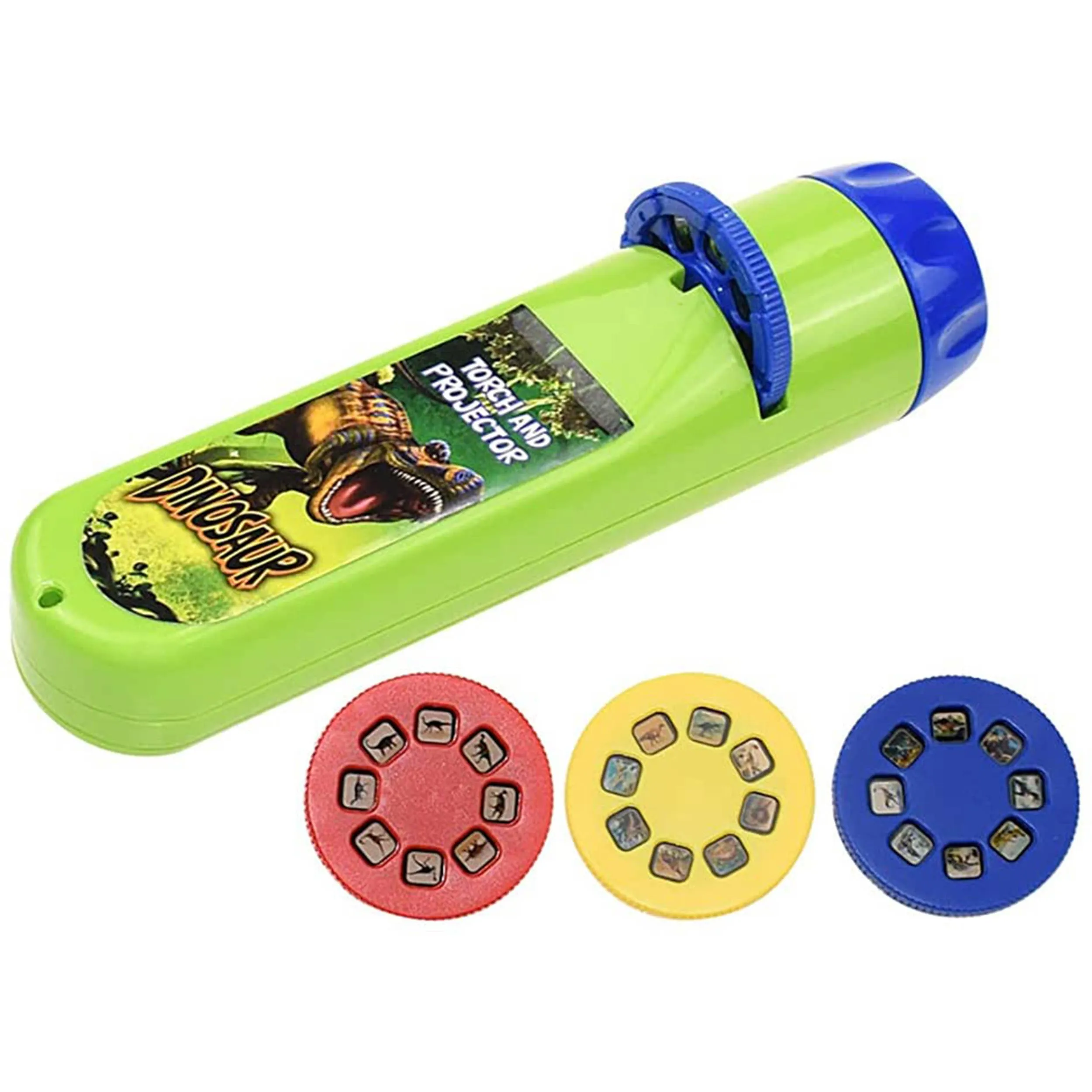 NEW! Dinosaur Projector Vivid Light Up Educational Toy with Discs