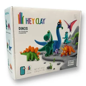NEW! Hey Clay Dinos Set: Creates 6 Characters