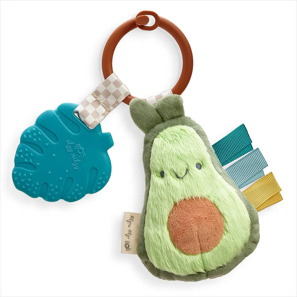 NEW! Itzy Ritzy Pal Plush Avocado Silicone Teether