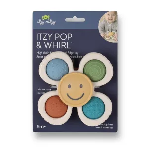 NEW! Itzy Ritzy Pop & Whirl Sensory Baby Suction High Chair Bath Toy