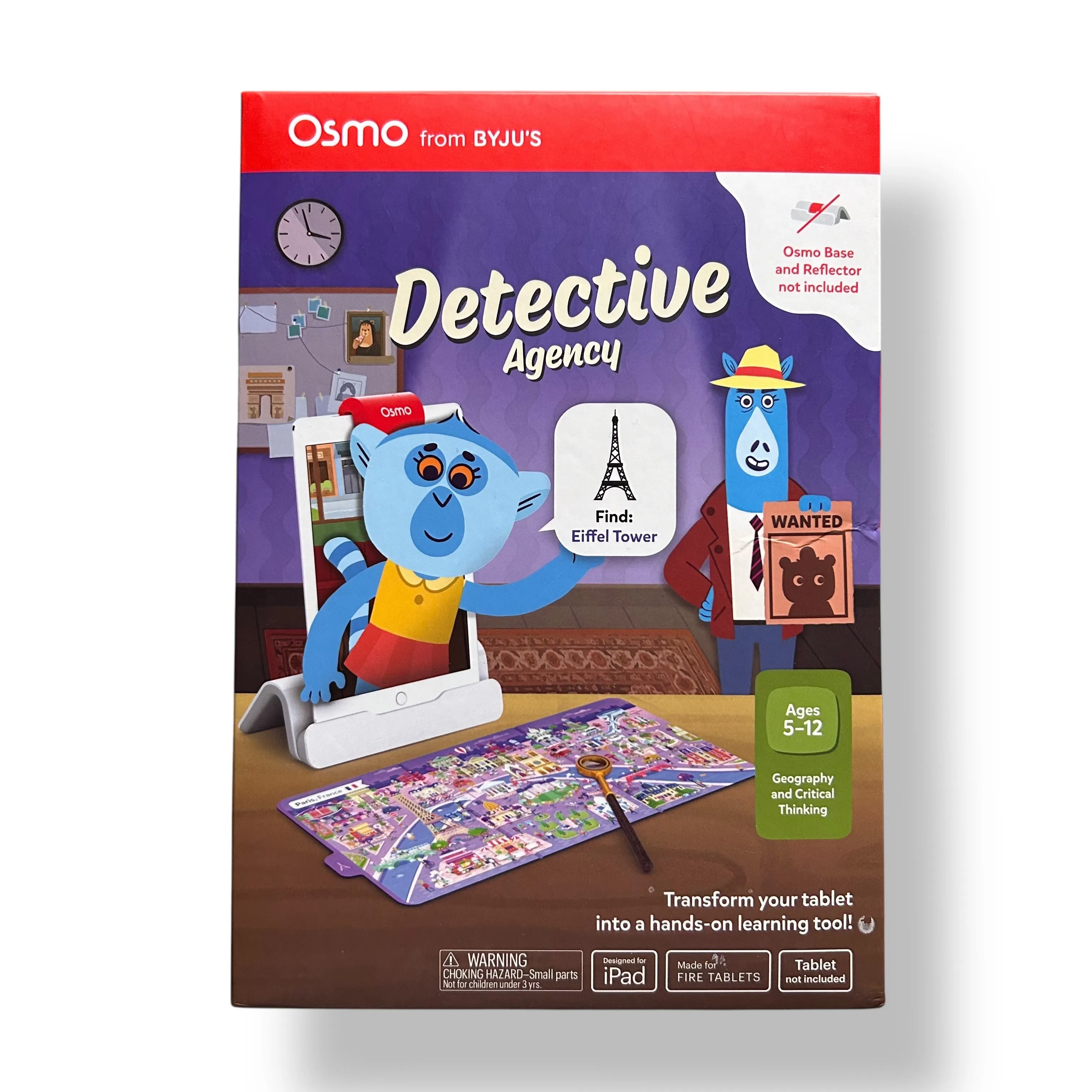 NEW! OSMO Detective Agency Tablet Game for iPad & Fire Tablets Ages 5 