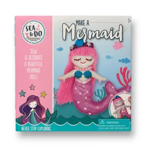 NEW! Sea & Do Learn-to-Stitch Mermaid Craft Kit