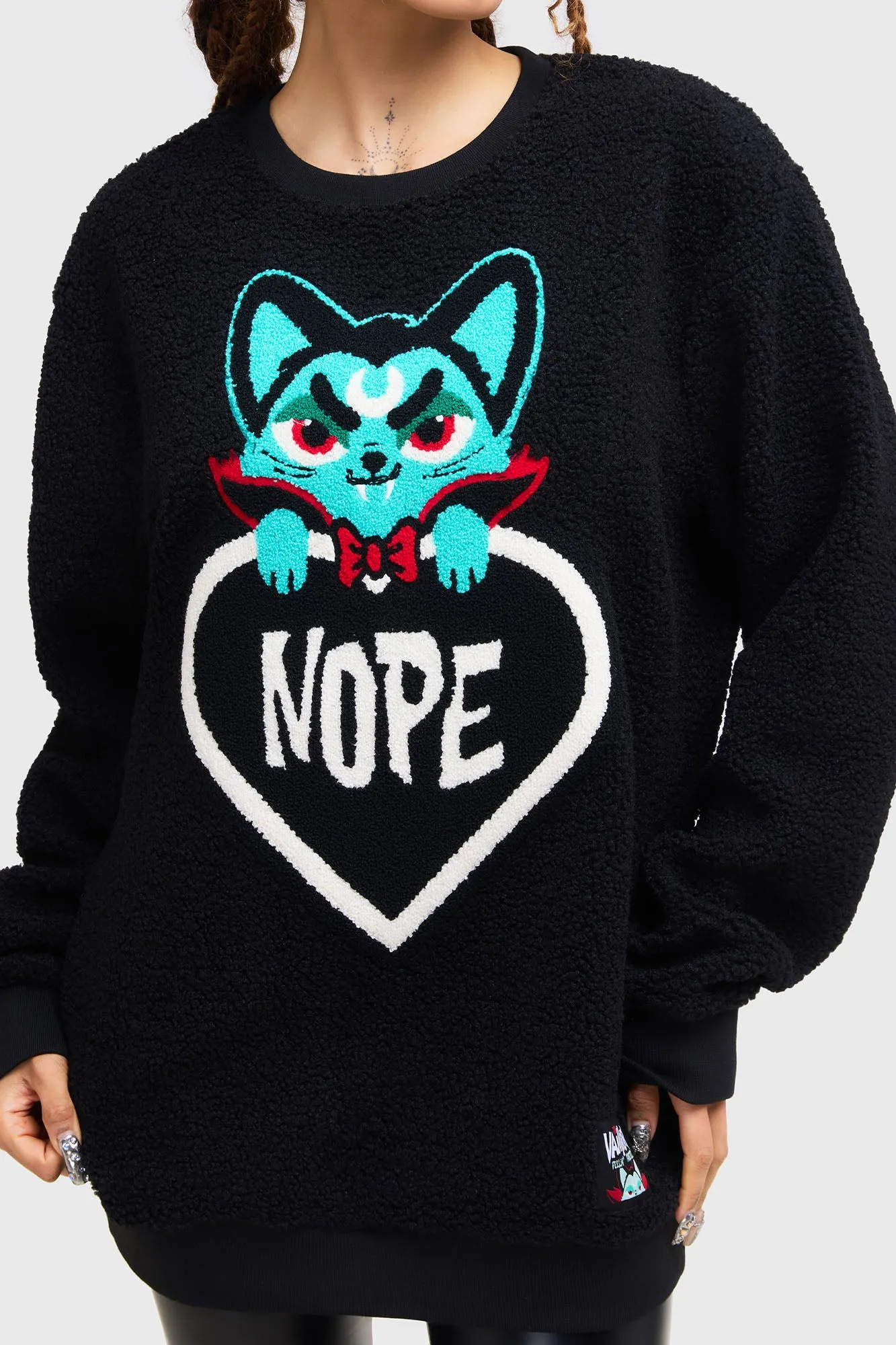 Nope Fleece Sweater