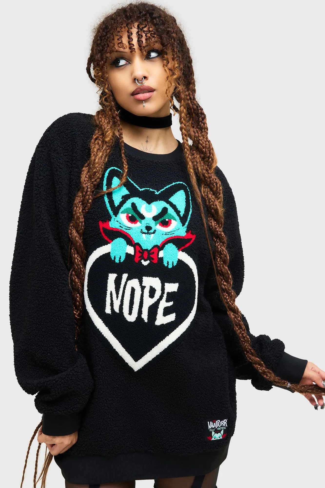 Nope Fleece Sweater