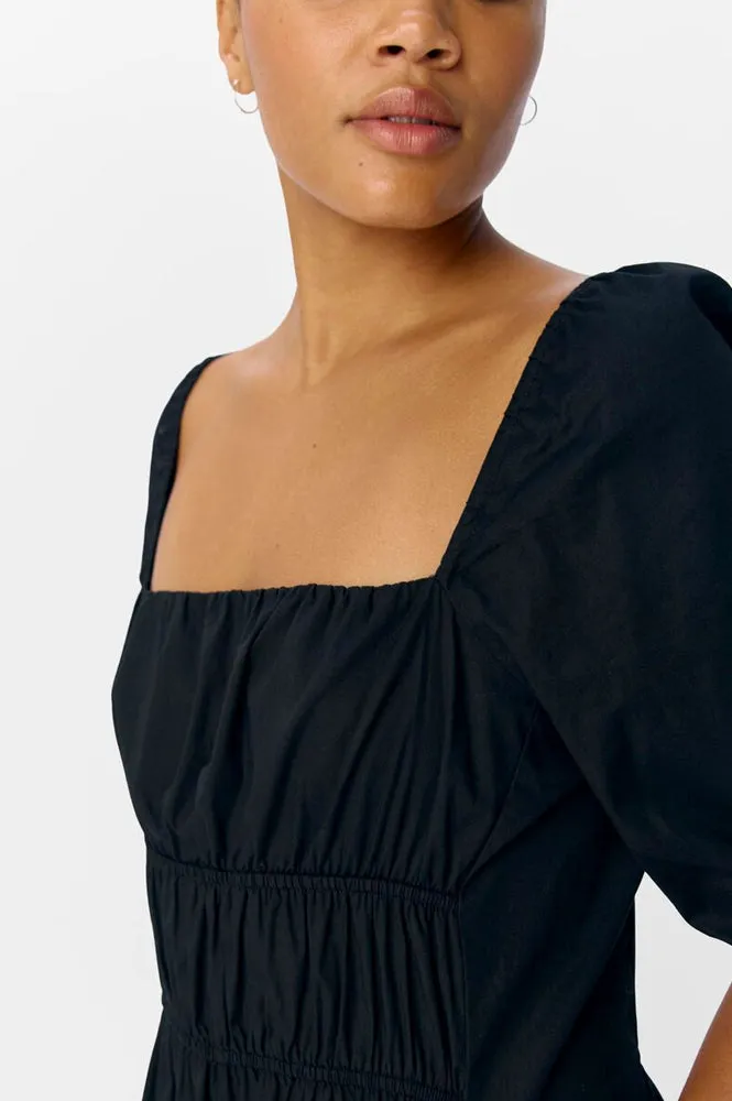 Object Hanna Black Midi Dress