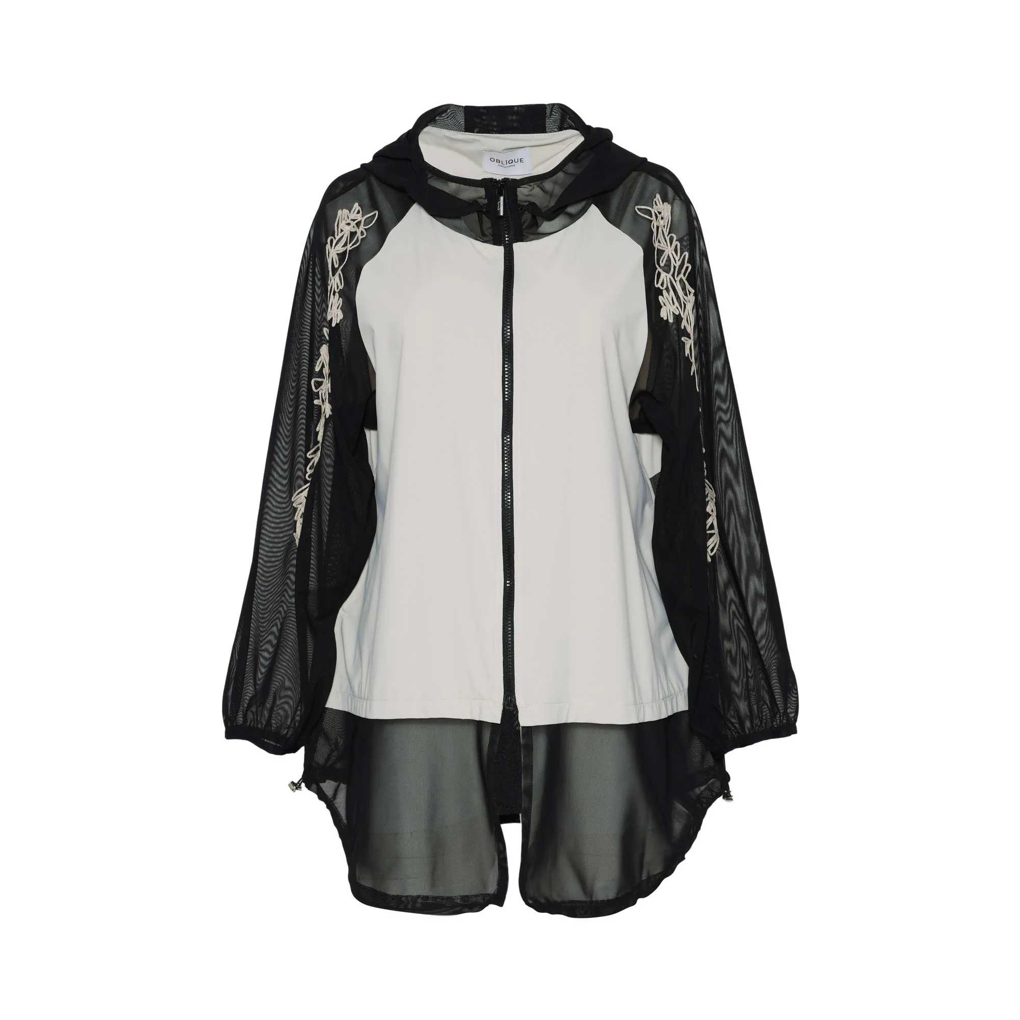 Oblique Women's Beige & Black Blazer
