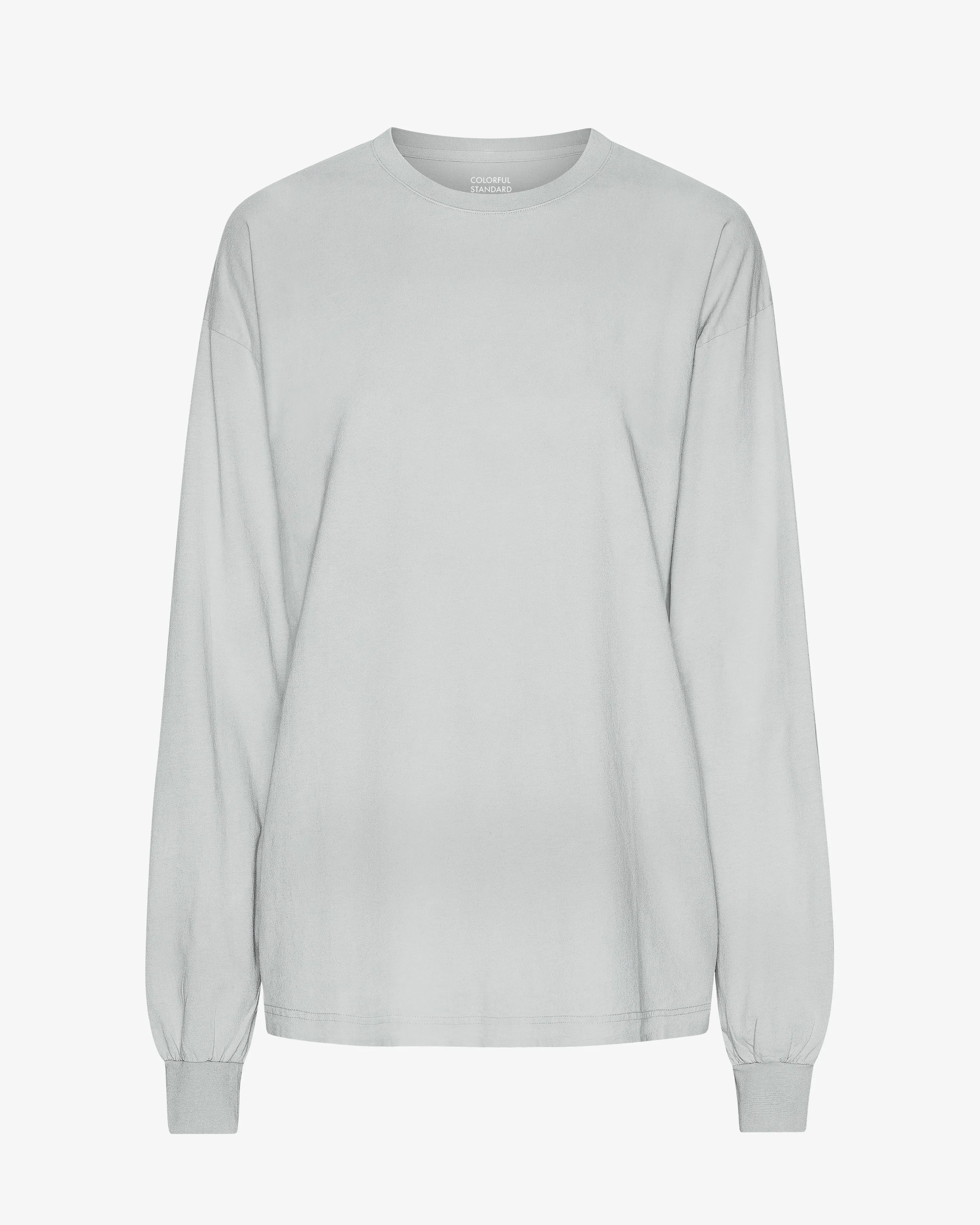Oversized Organic LS T-Shirt - Faded Grey