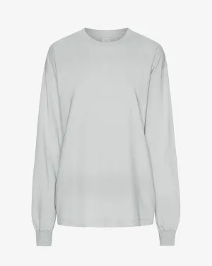 Oversized Organic LS T-Shirt - Faded Grey