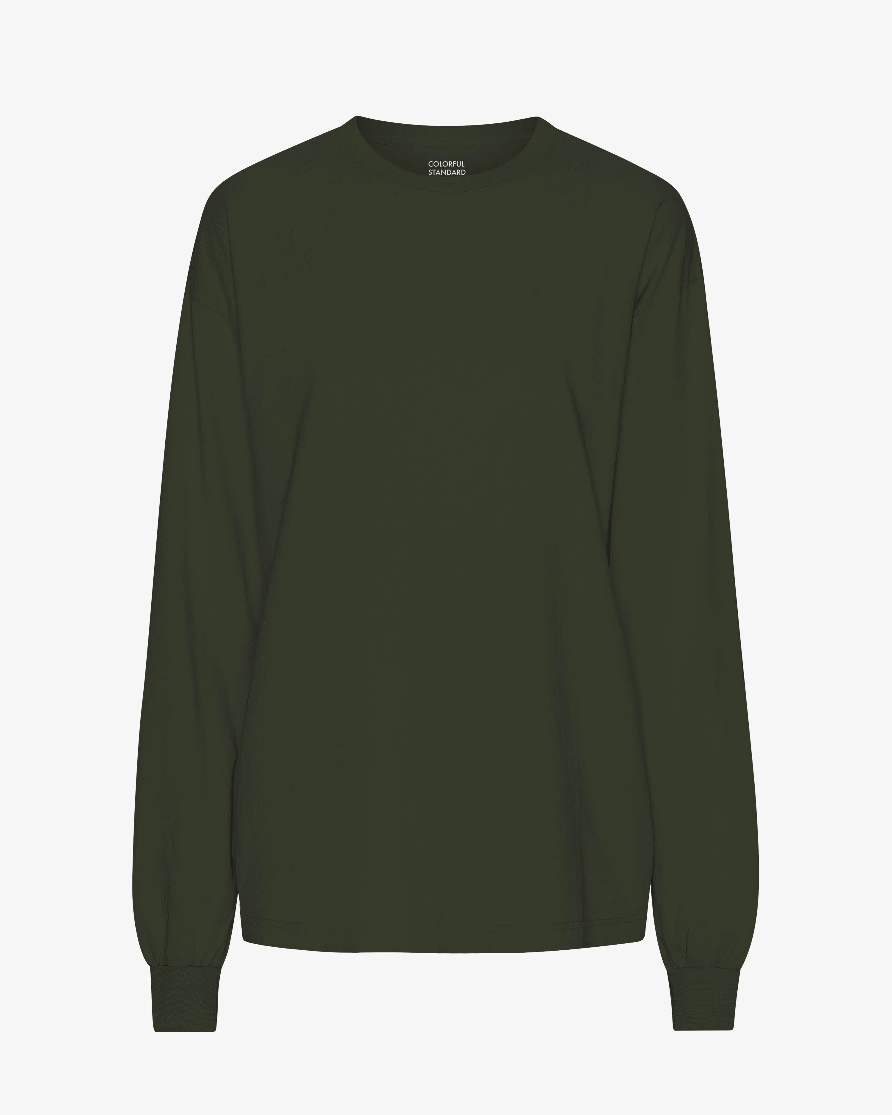 Oversized Organic LS T-Shirt - Hunter Green