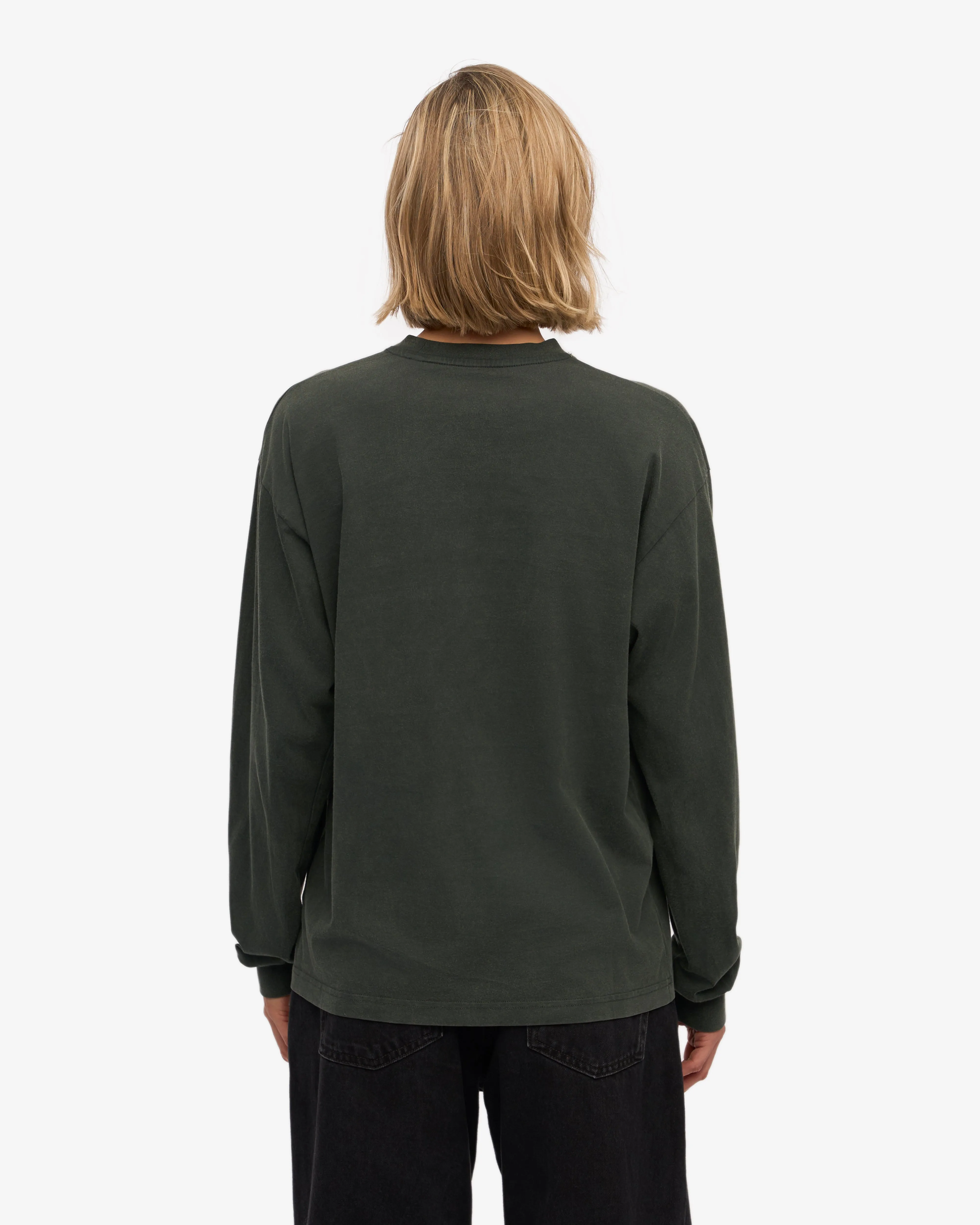 Oversized Organic LS T-Shirt - Midnight Forest
