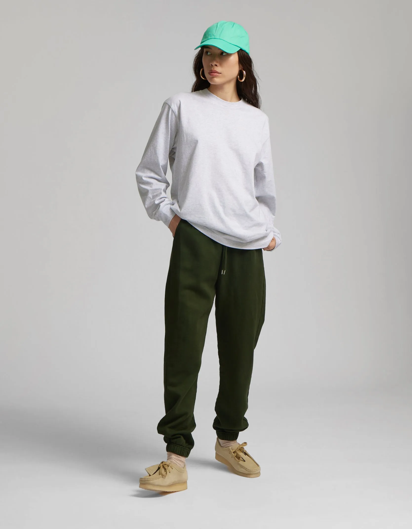 Oversized Organic LS T-Shirt - Purple Haze