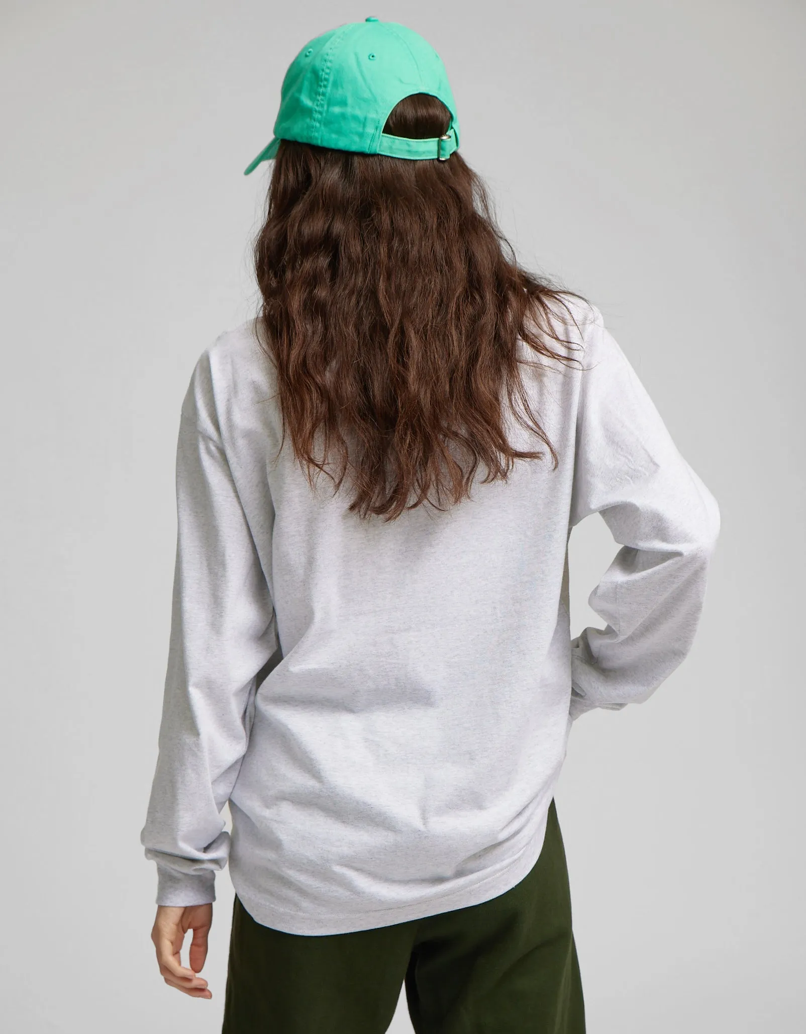 Oversized Organic LS T-Shirt - Purple Haze