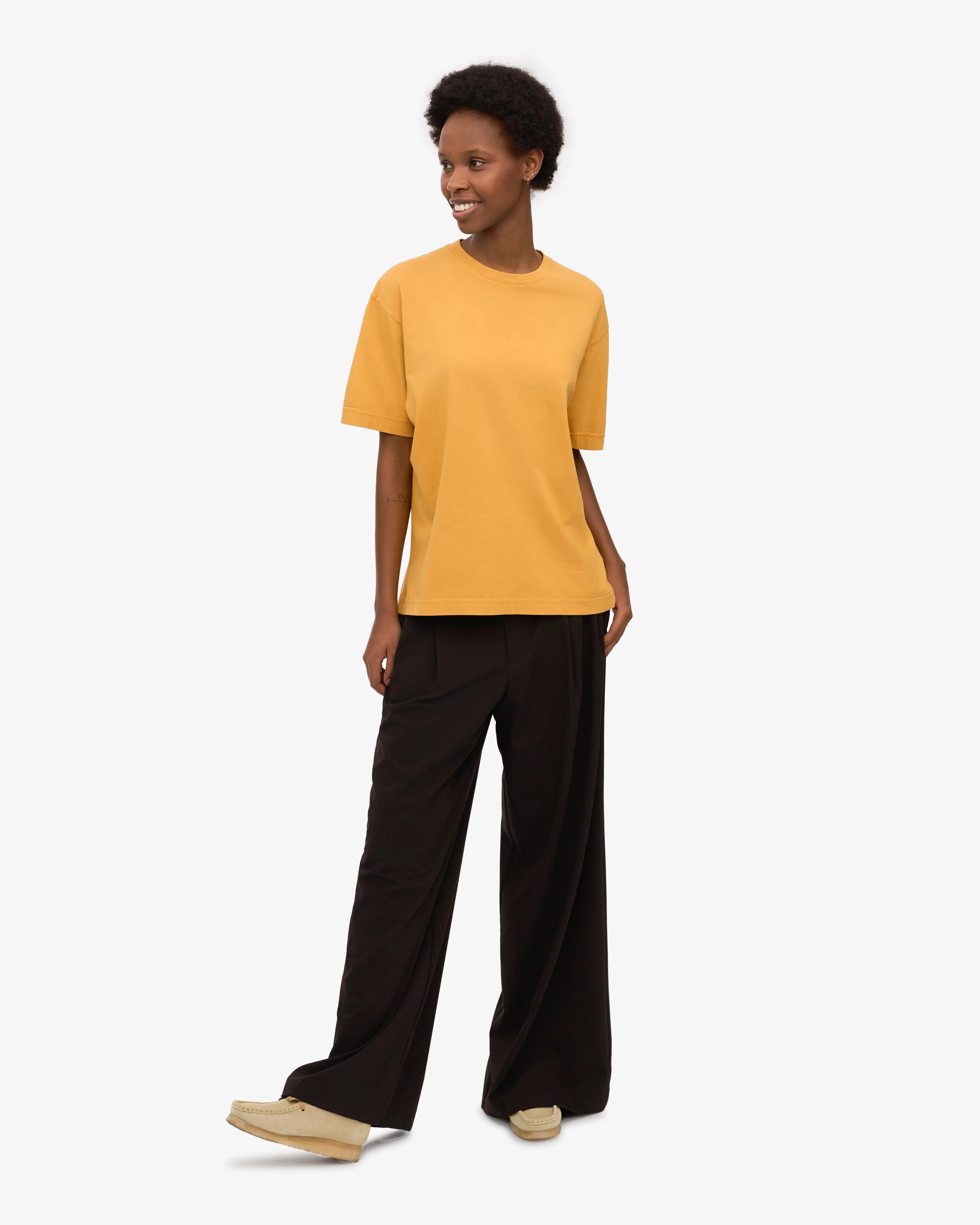 Oversized Organic T-Shirt - Burned Yellow