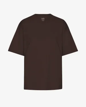 Oversized Organic T-Shirt - Coffee Brown