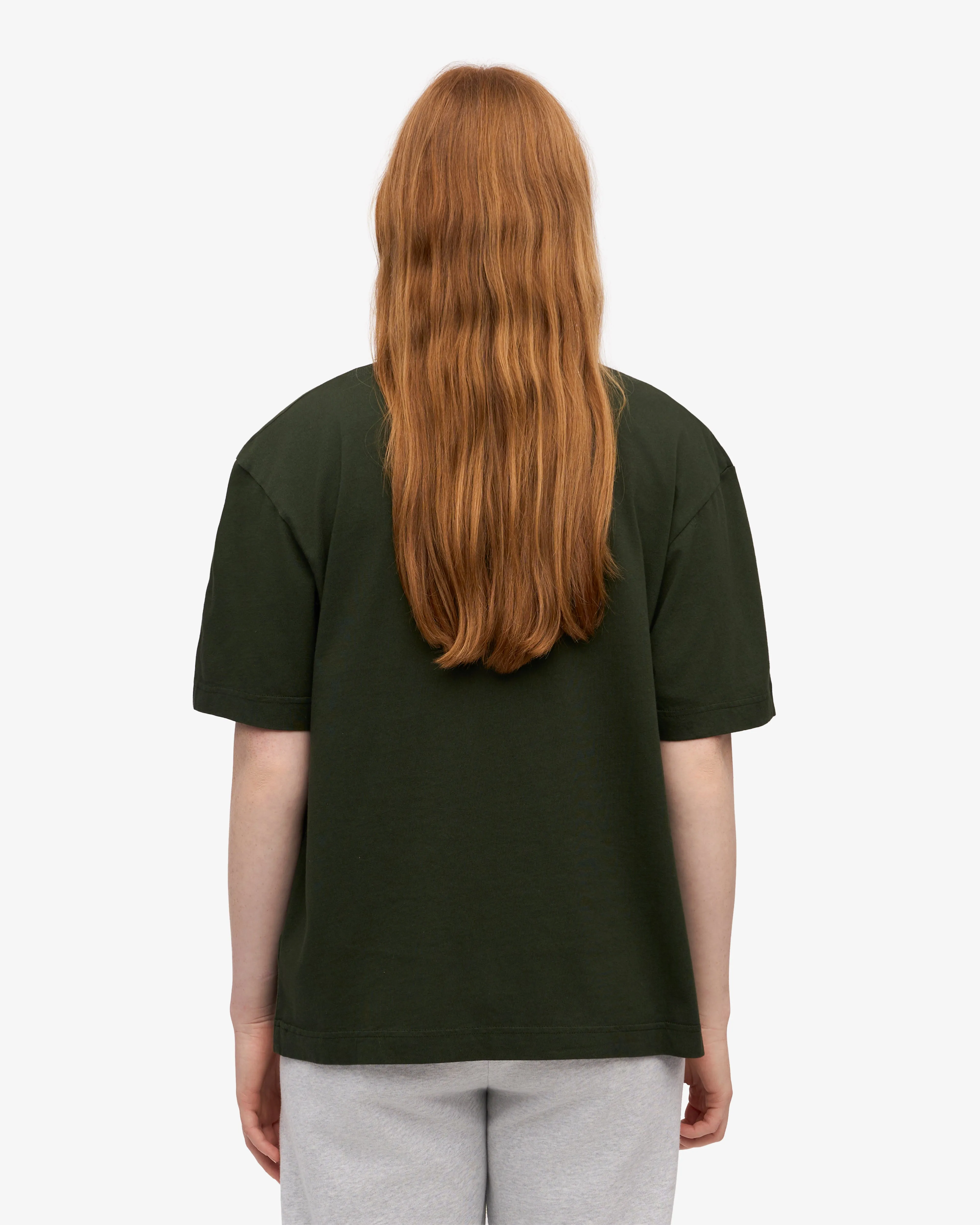 Oversized Organic T-Shirt - Hunter Green