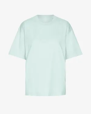 Oversized Organic T-Shirt - Light Aqua