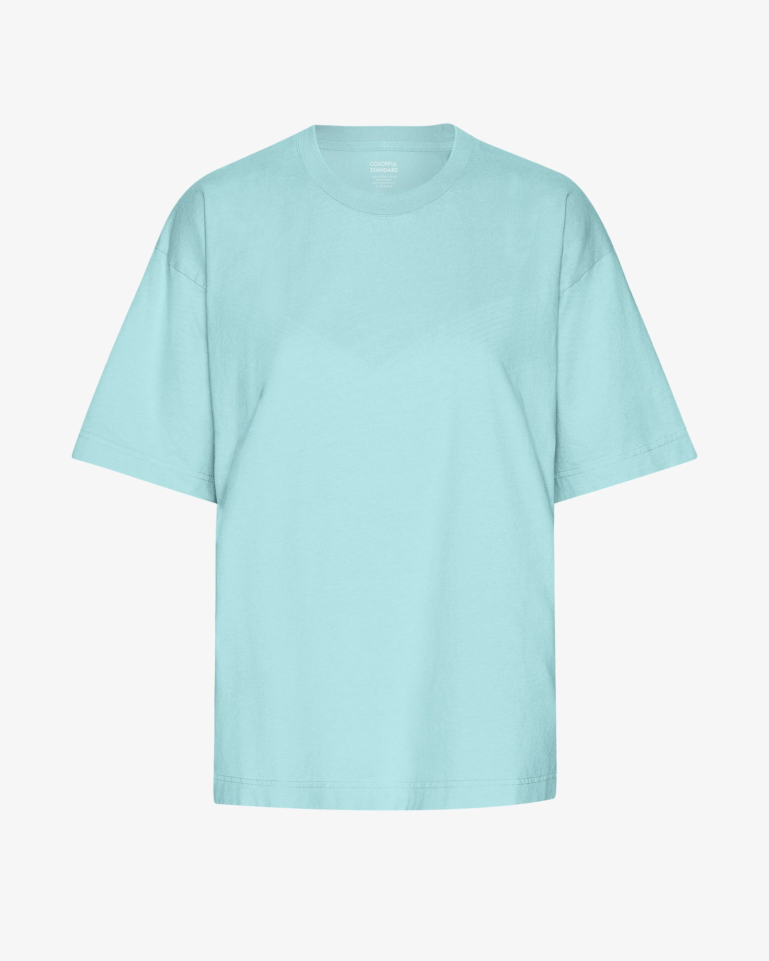 Oversized Organic T-Shirt - Teal Blue