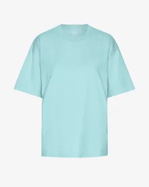 Oversized Organic T-Shirt - Teal Blue