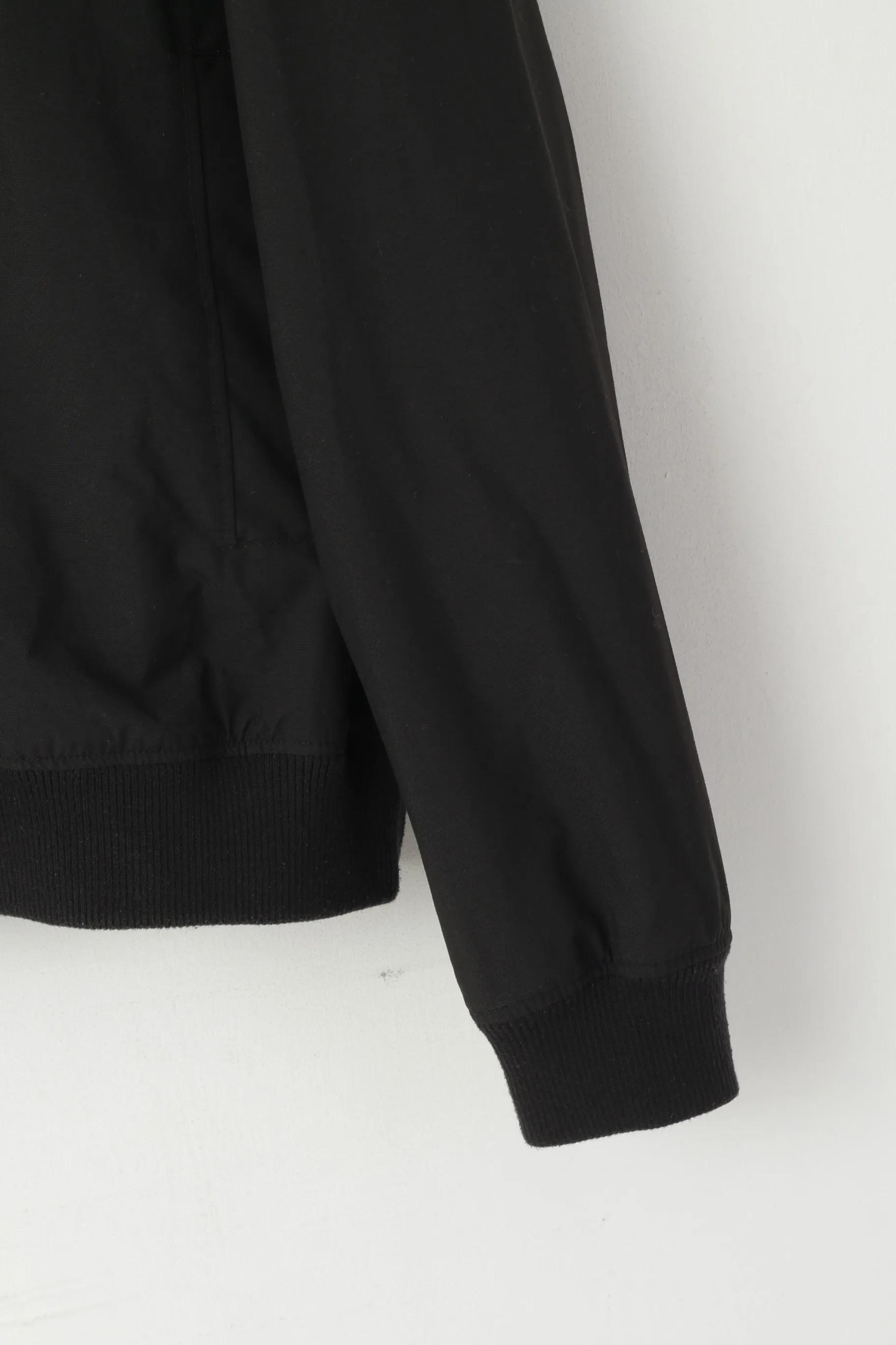 Peak Performance Men XL Jacket Black Nylon Waterproof Full Zipper Casual Top