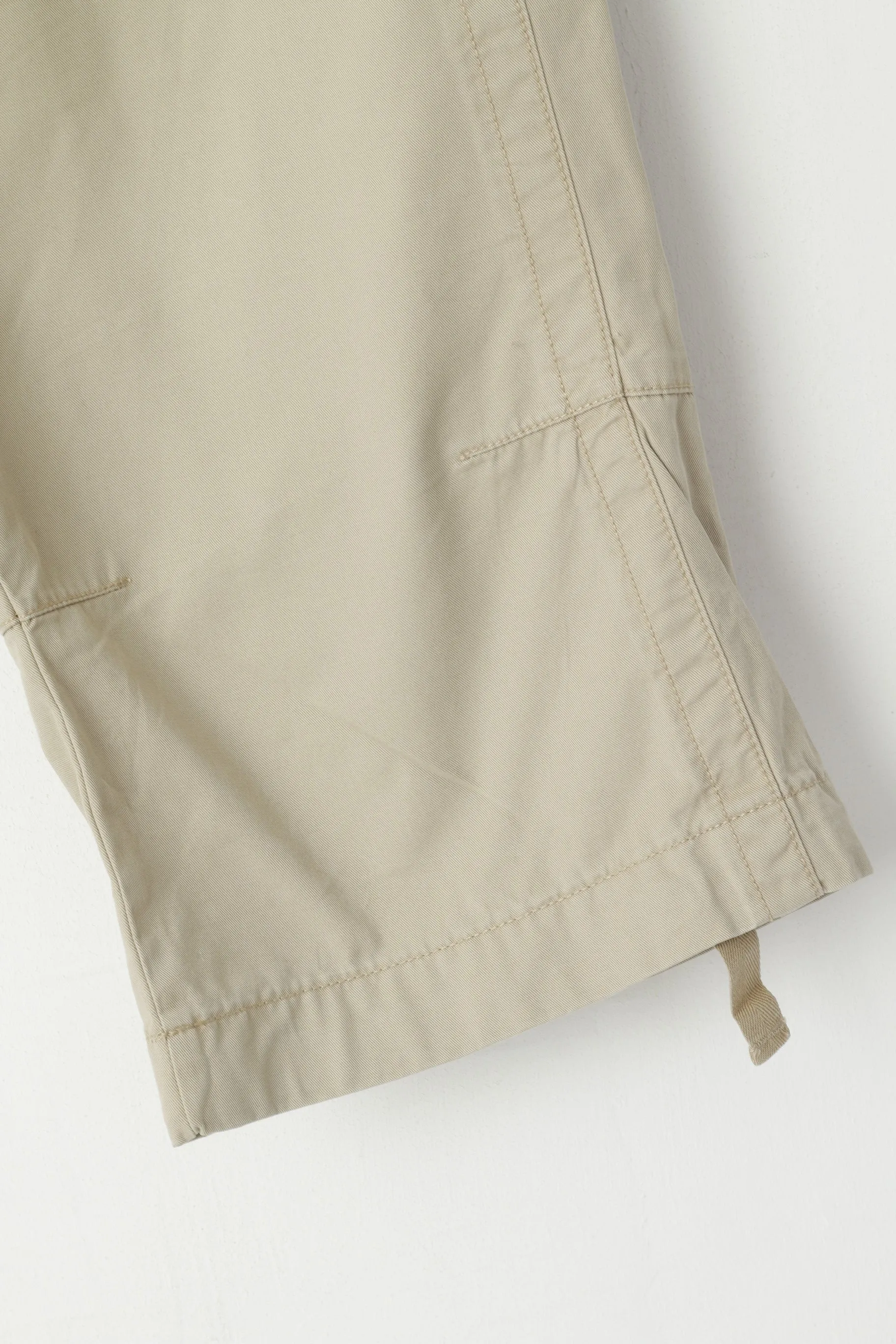Pierre Cardin Jeans Men 35 50 Shorts Beige Cotton Casual Cropped Pants