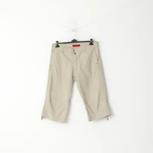 Pierre Cardin Jeans Men 35 50 Shorts Beige Cotton Casual Cropped Pants