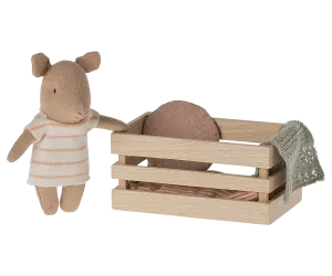 Pig in Box, Baby - Coral