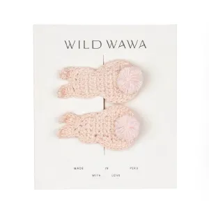 Pink Bunny Clip Set