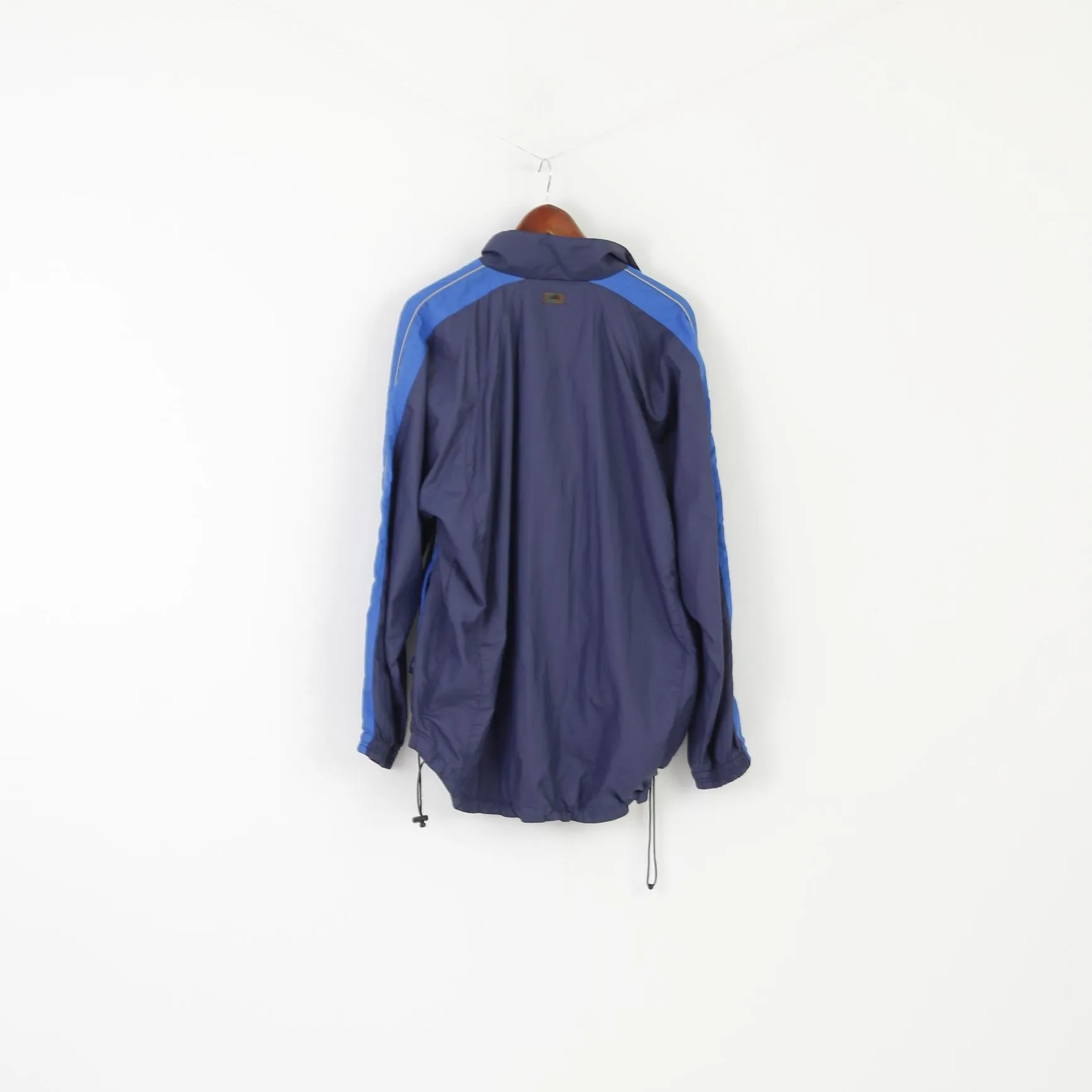 Pro Touch Men L Jacket Navy Vintage Lightweight Zip Up Sportswear Top