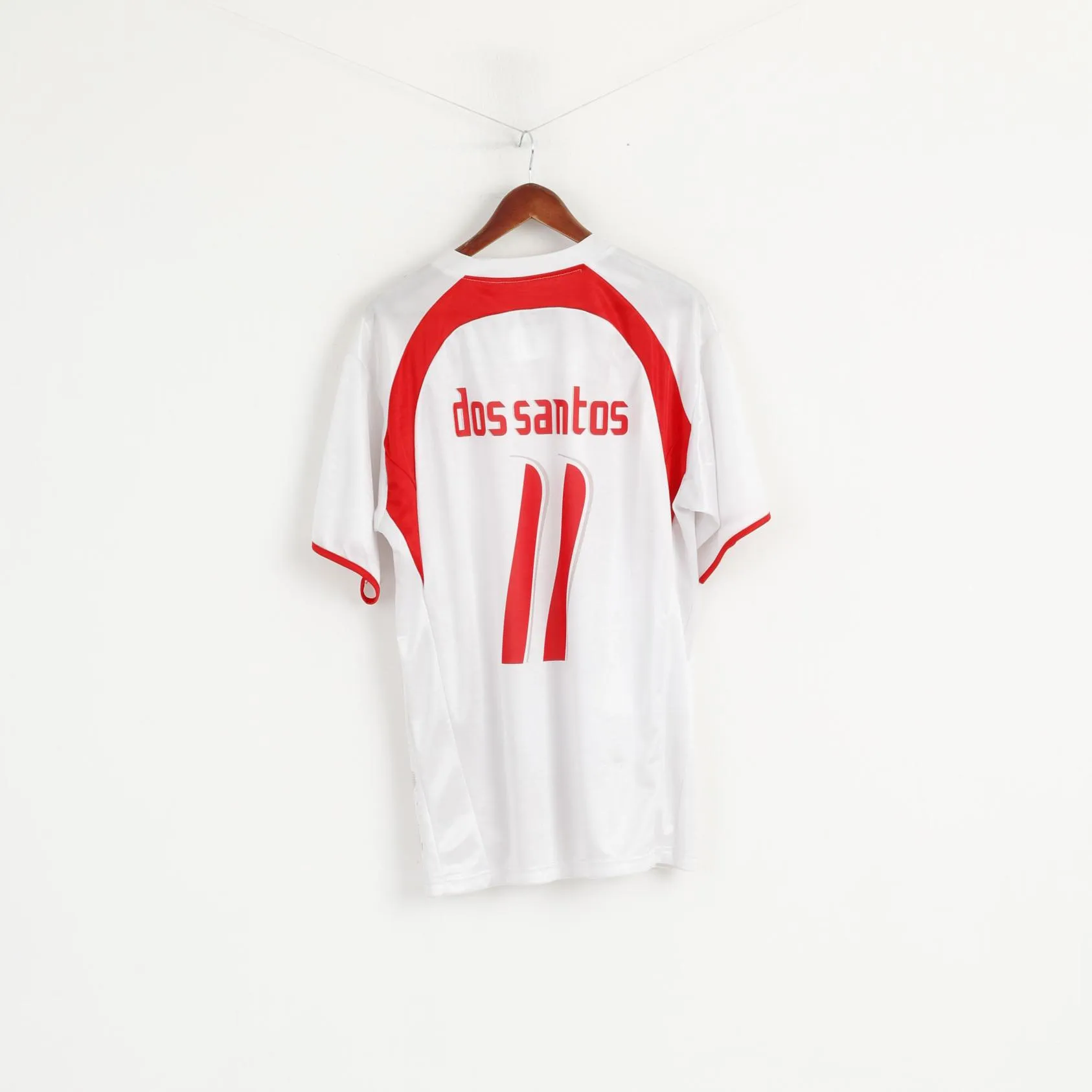 Puma Federation Tunisienne Men XXL Shirt White Football Dos Santos #11 Jersey